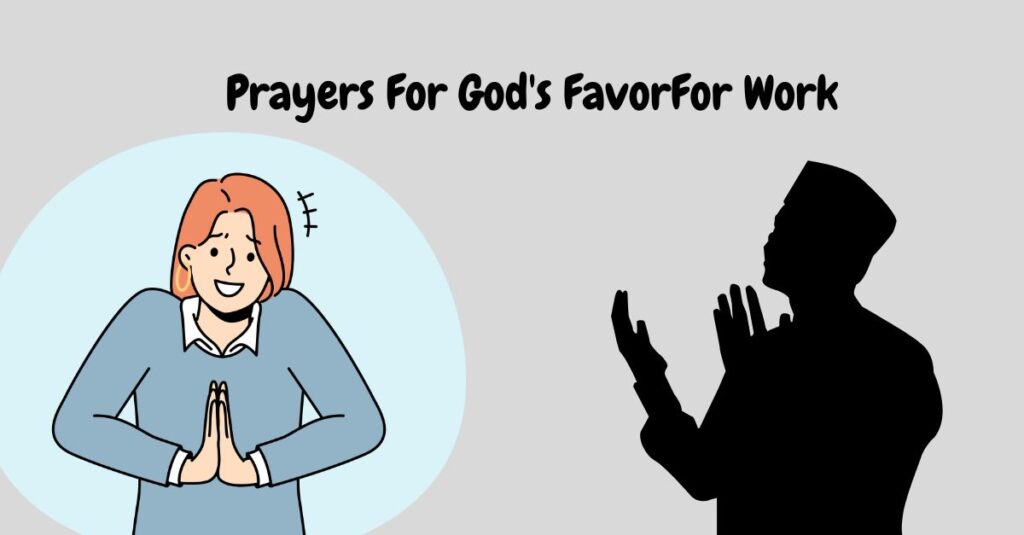 Prayers For God's Favor