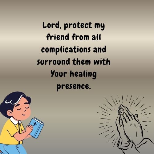 healing prayers for a friend