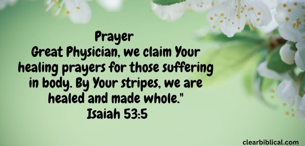 Prayers for Healing and Restoration