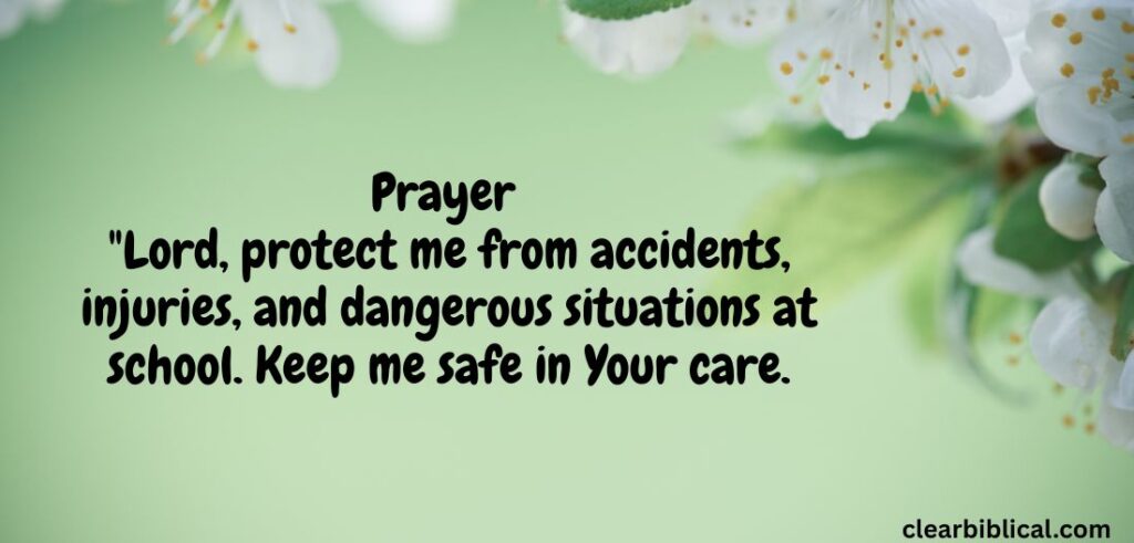 Prayers for Protection and Safety in School
