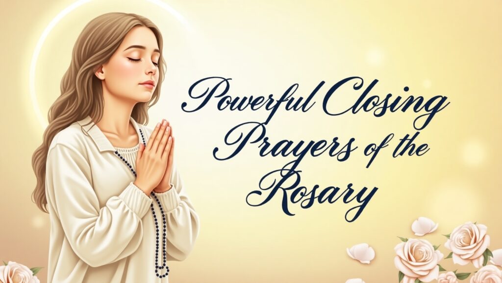 Powerful Closing Prayers of the Rosary